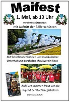 Logo Maifest der Buchbergschützen