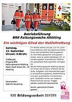 Logo Betriebsführung BRK Rettungswache Altötting 