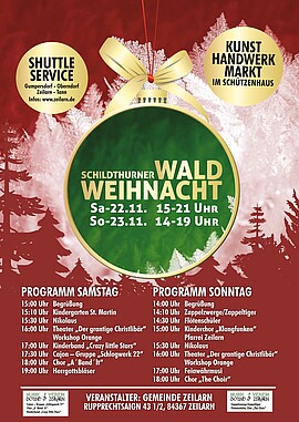 Banner Waldweihnacht Schildthurn