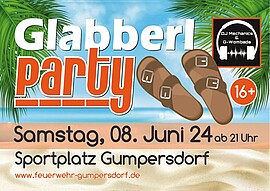 Banner Disco Glabbalparty Nr. 2