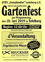 Logo Gartenfest Grenzlandler Leonberg