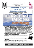 Logo Gemeindebibliothek Burgkirchen & KAB Bildungswerk Passau laden ein am