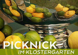 Banner Picknick im Klostergarten