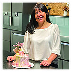 Logo Kreatives Backen: Stencil Torte & Macarons 