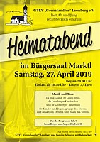 Logo Heimatabend Grenzlandler Leonberg