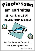 Logo Traditionelles Fischessen bei den Buchbergschützen in Reut