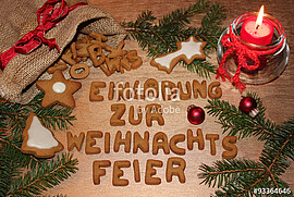 Banner Weihnachtsfeier GTEV "Grenzlandler" Leonberg