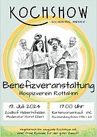 Logo Benefizveranstaltung Hospizverein Rottal-Inn - KOCHEN MAL ANDERS! -