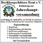 Logo Jahreshauptversammlung der Buchbergschützen mit Neuwahlen