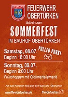 Logo Sommerfest FW Obertürken - Frühshoppen + Oldtimerteilemarkt