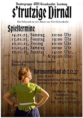 Banner Theater s`trutzige Dirndl